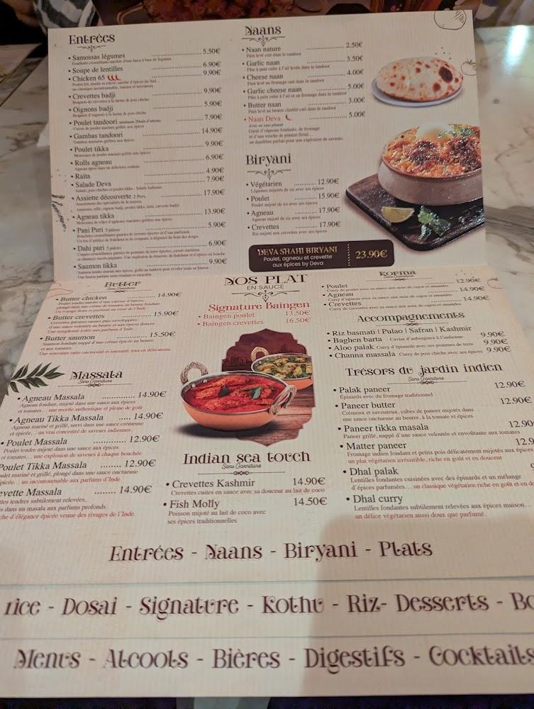 Chez Deva - Menu Image 3