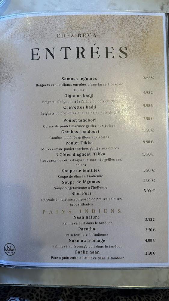 Chez Deva - Menu Image 4